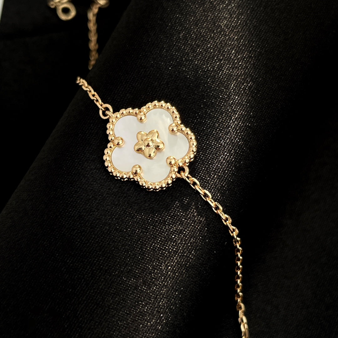 [Love More]LUCKY SPRING ROSE GOLD MOP BRACELET