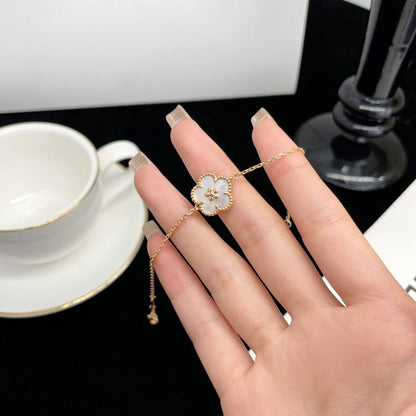 [Love More]LUCKY SPRING ROSE GOLD MOP BRACELET